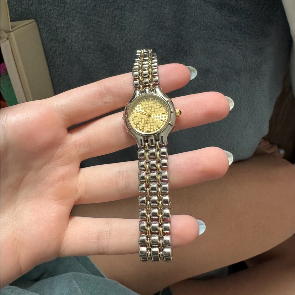 Gold and Silver Women's Watch